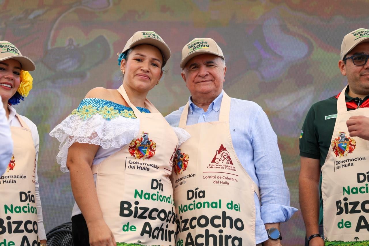 Gobernador del Huila, Rodrigo Villalba Mosquera, en el Día Nacional del Bizcocho de Achira.