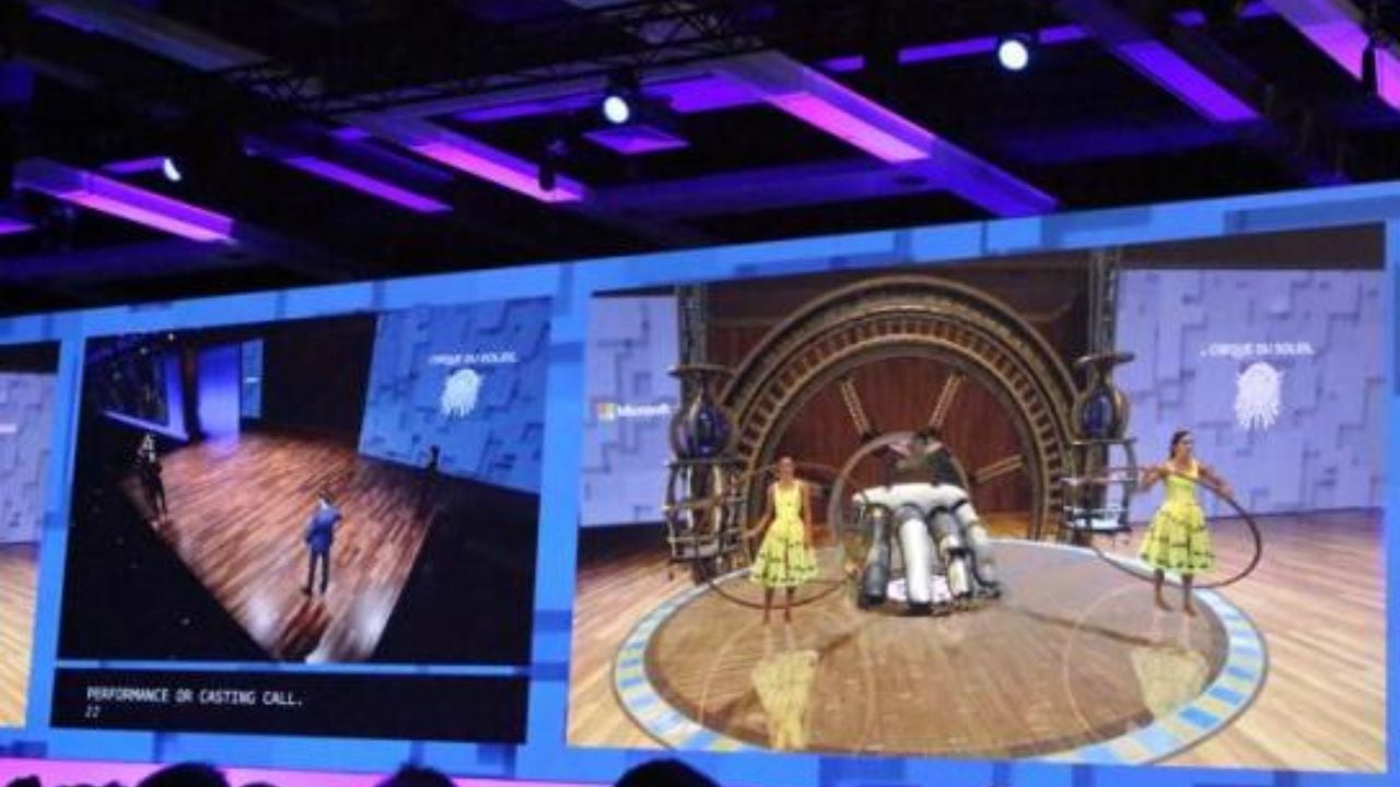 Tecnología HoloLens en el Circo del Sol.