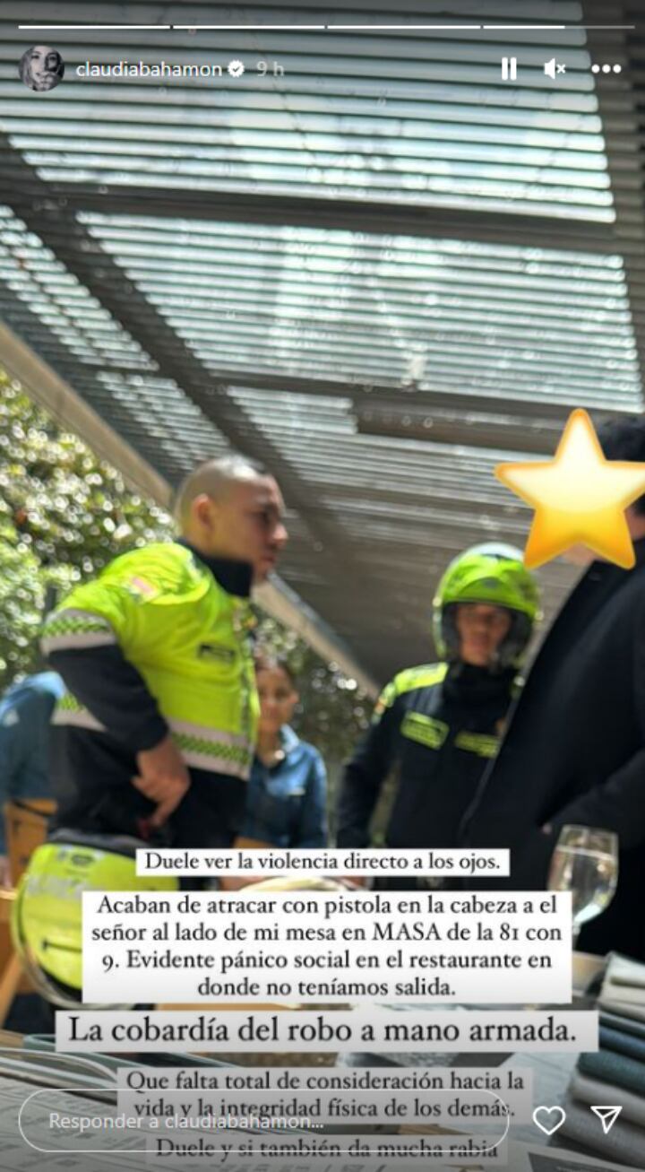 La modelo habló de lo sucedido a través de su cuenta de Instagram.