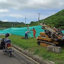 Ruta Costera encargados de la vía aseguran que su maquinaría está en el sitio.