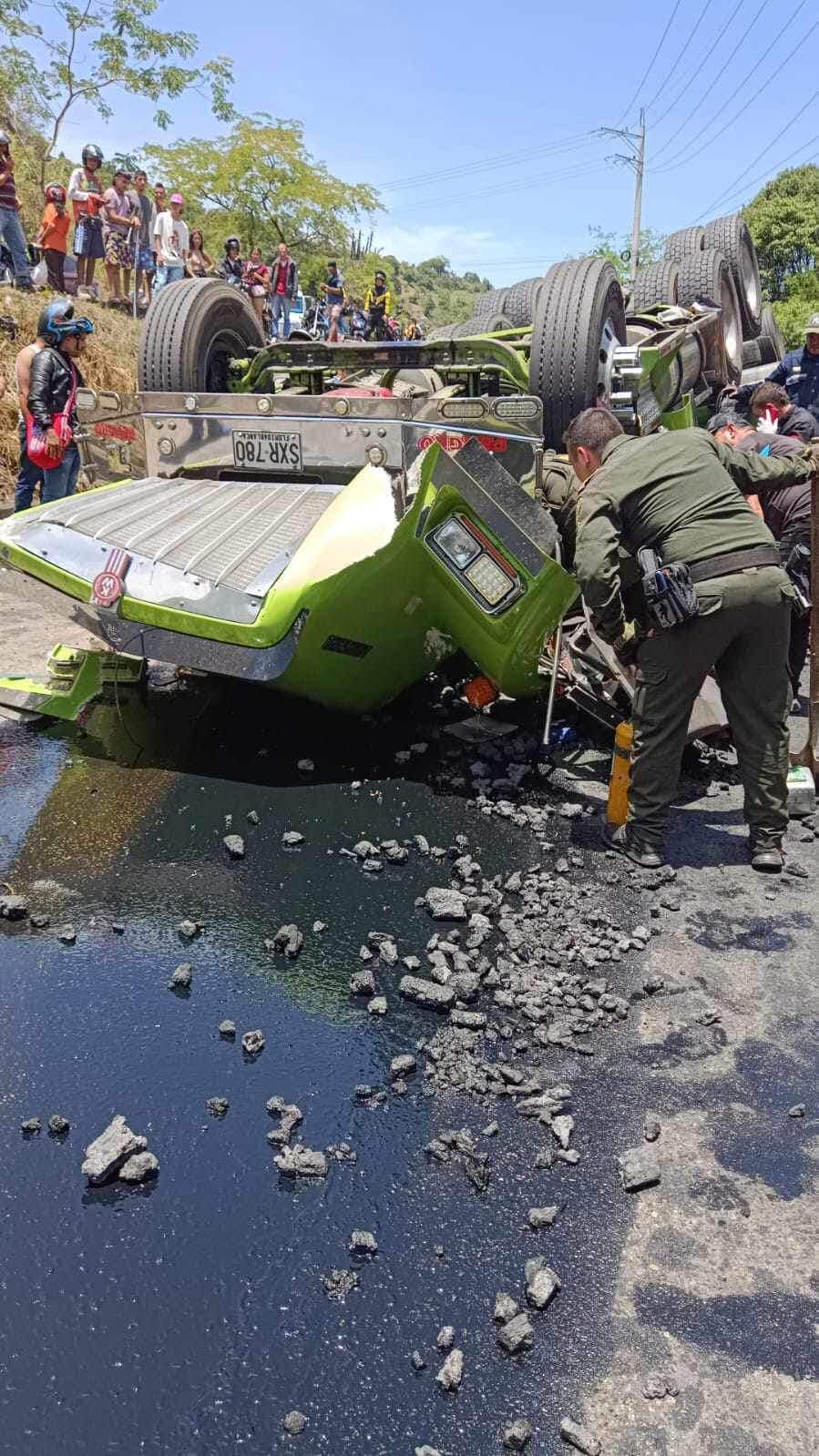 Este es el camión involucrado.