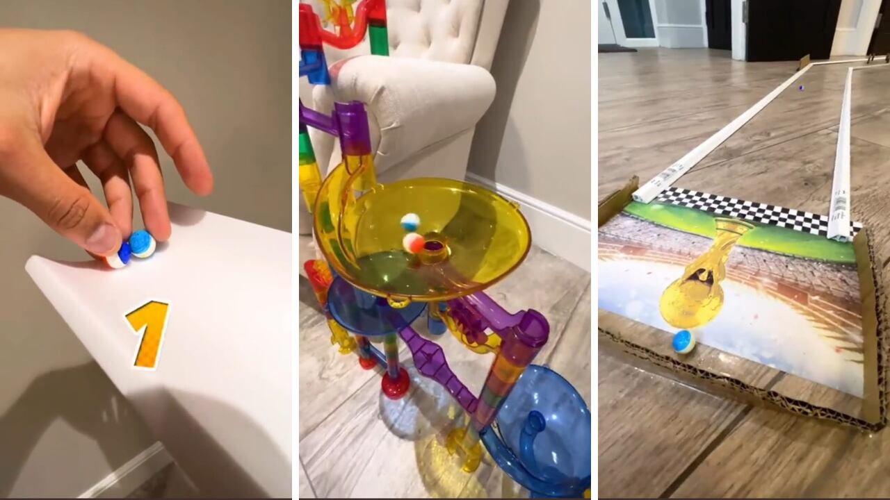 Bolas y un tobogán: así se hizo la nueva predicción de Qatar 2022.