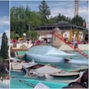 Tres personas fueron trasladadas al hospital.