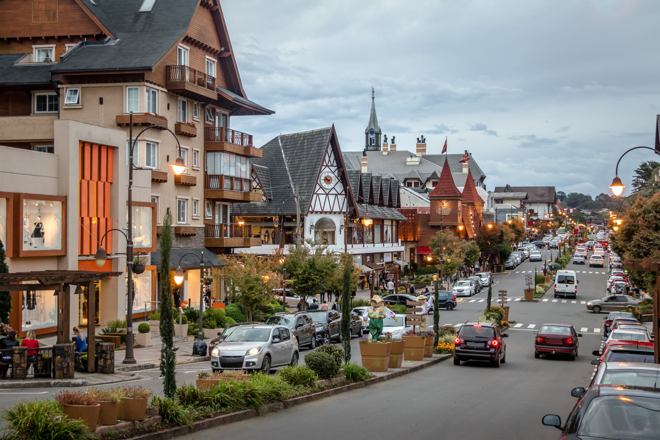 La arquitectura de Gramado tiene gran influencia europea.