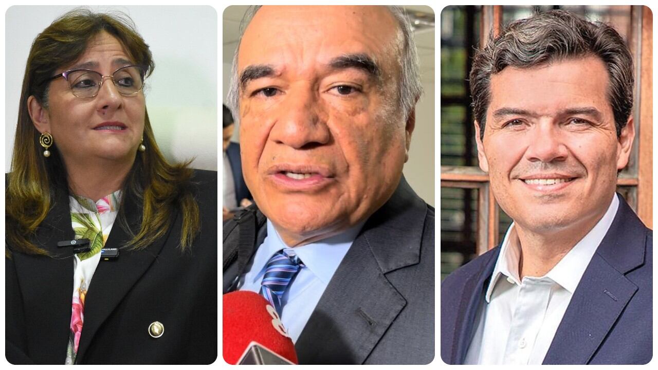 Ángela María Buitrago, Héctor Carvajal y Mauricio Pava.