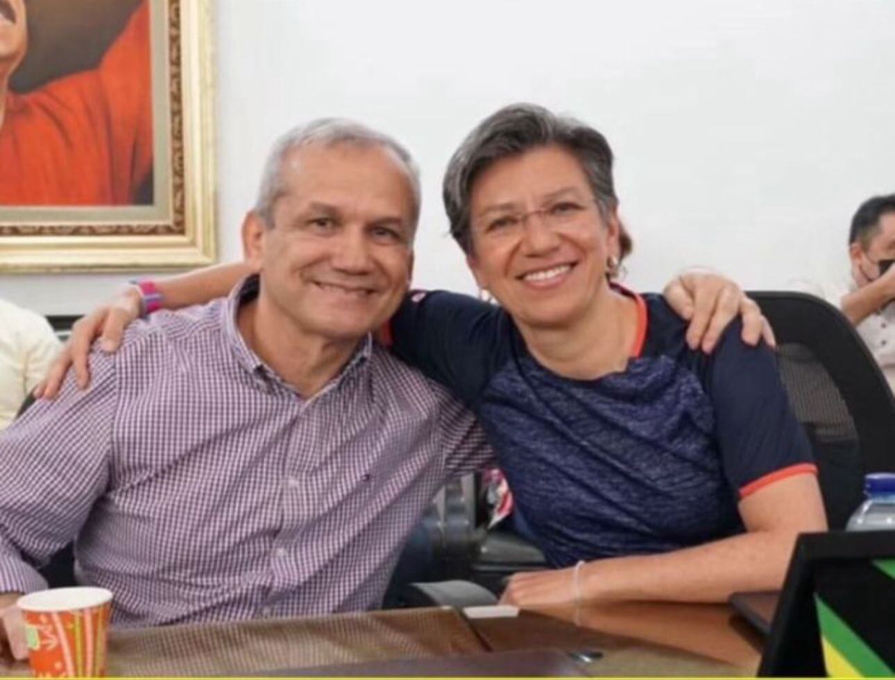 Claudia López y Carlos Ramón González.