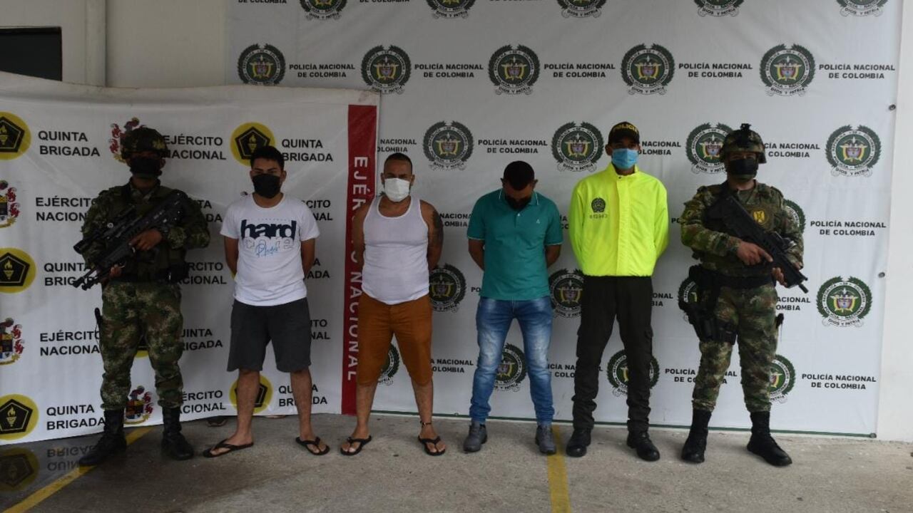 En el caso específico de la subestructura Luis Alfonso Echavarría, han sido capturados cinco de sus principales cabecillas.