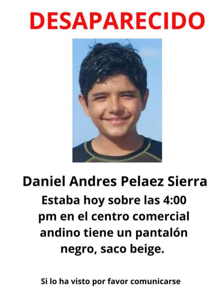 Niño desaparece por varias horas luego de visitar el Centro Comercial Andino