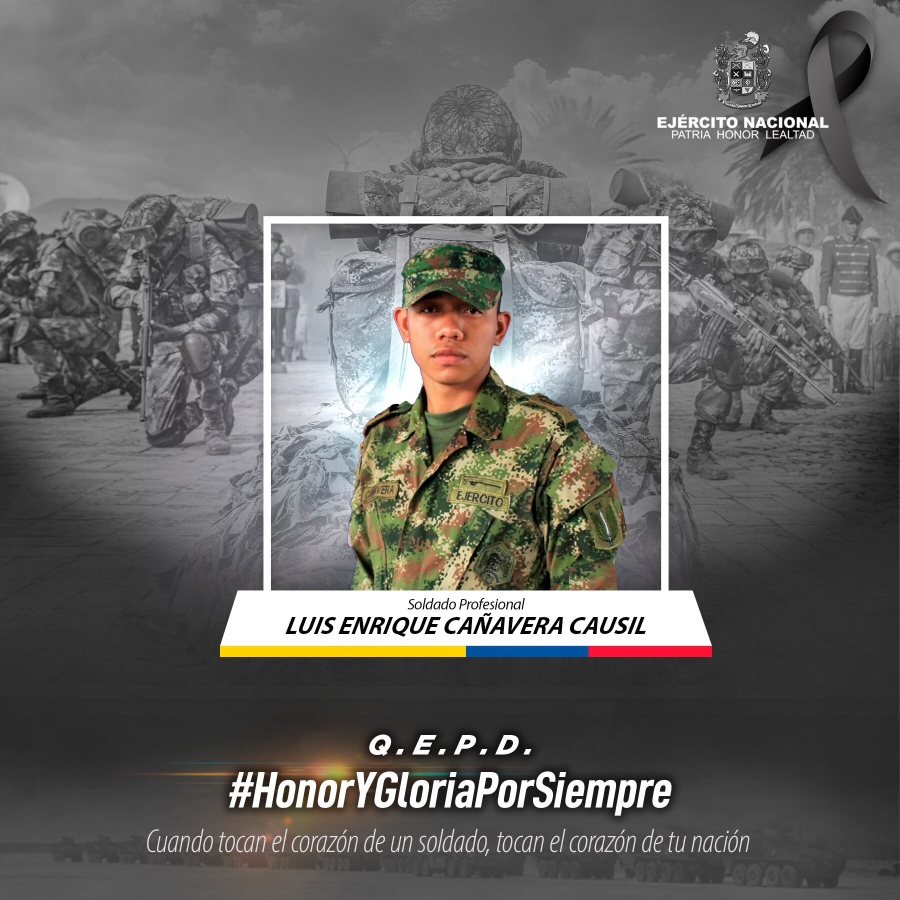 El militar asesinado se encontraba adelantando operaciones en la vereda El Barro.