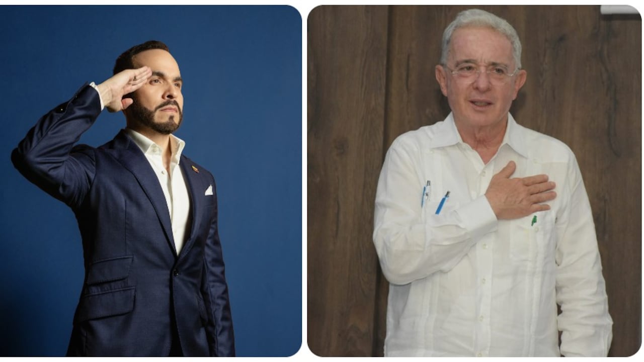 Abelardo de la Espriella y Álvaro Uribe.