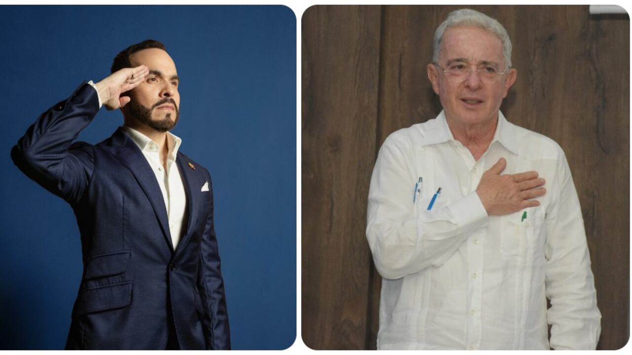 Abelardo de la Espriella y Álvaro Uribe.