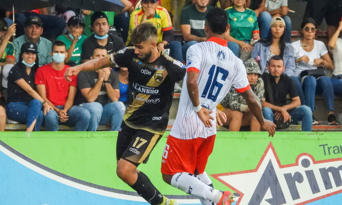 Llaneros vs. Unión Magdalena. Foto: Dimayor