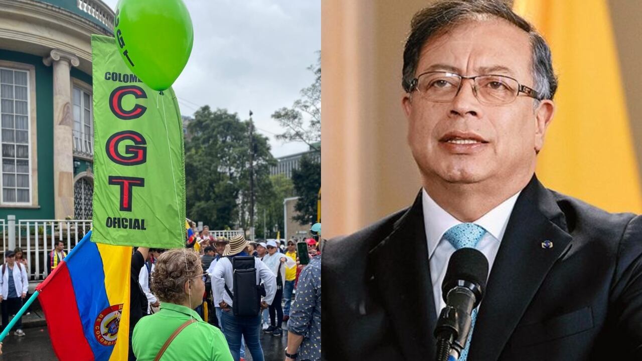 La organización se mostró inconforme con la presencia de Petro en las marchas.