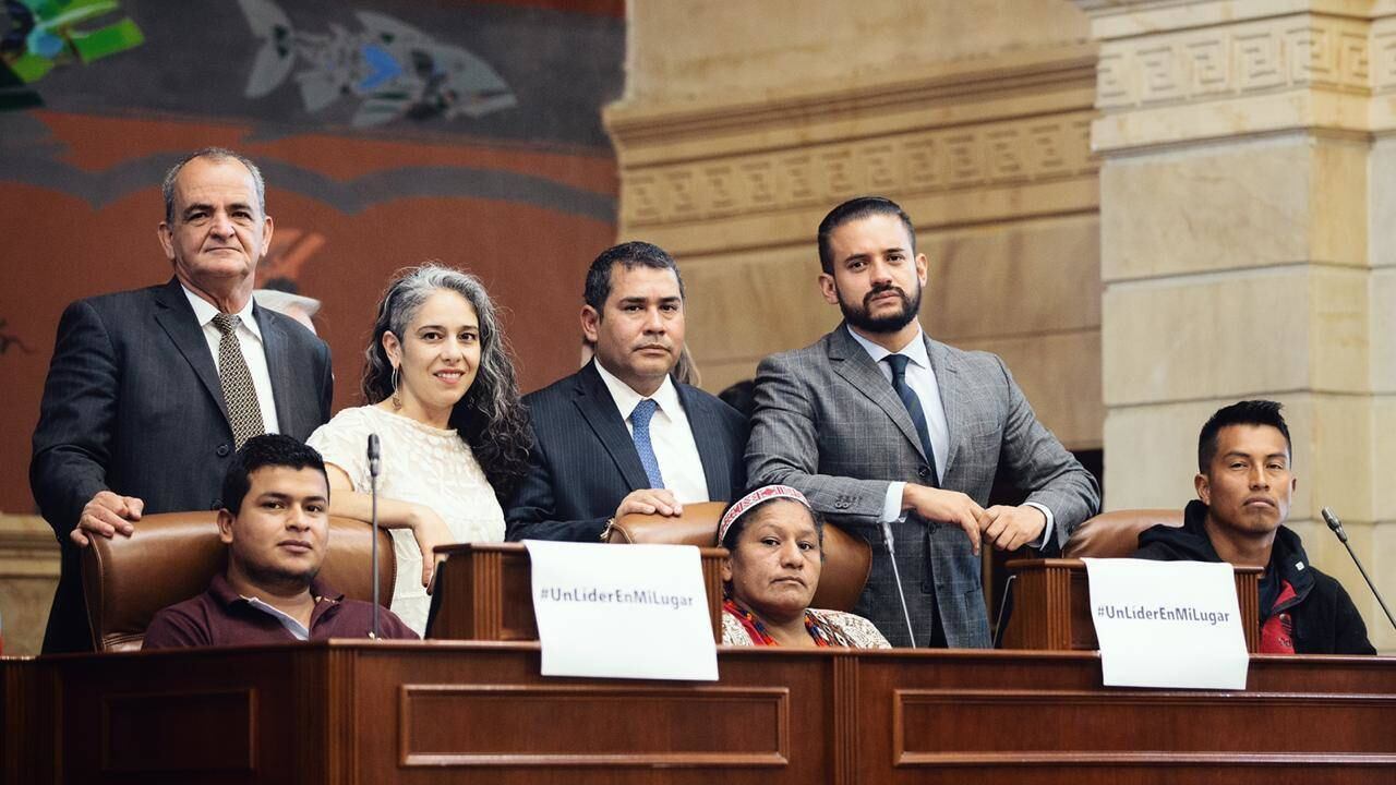 La mesa directiva de la Cámara de Representantes le abrió un espacio a los líderes este lunes, a petición del representante Inti Asprila.