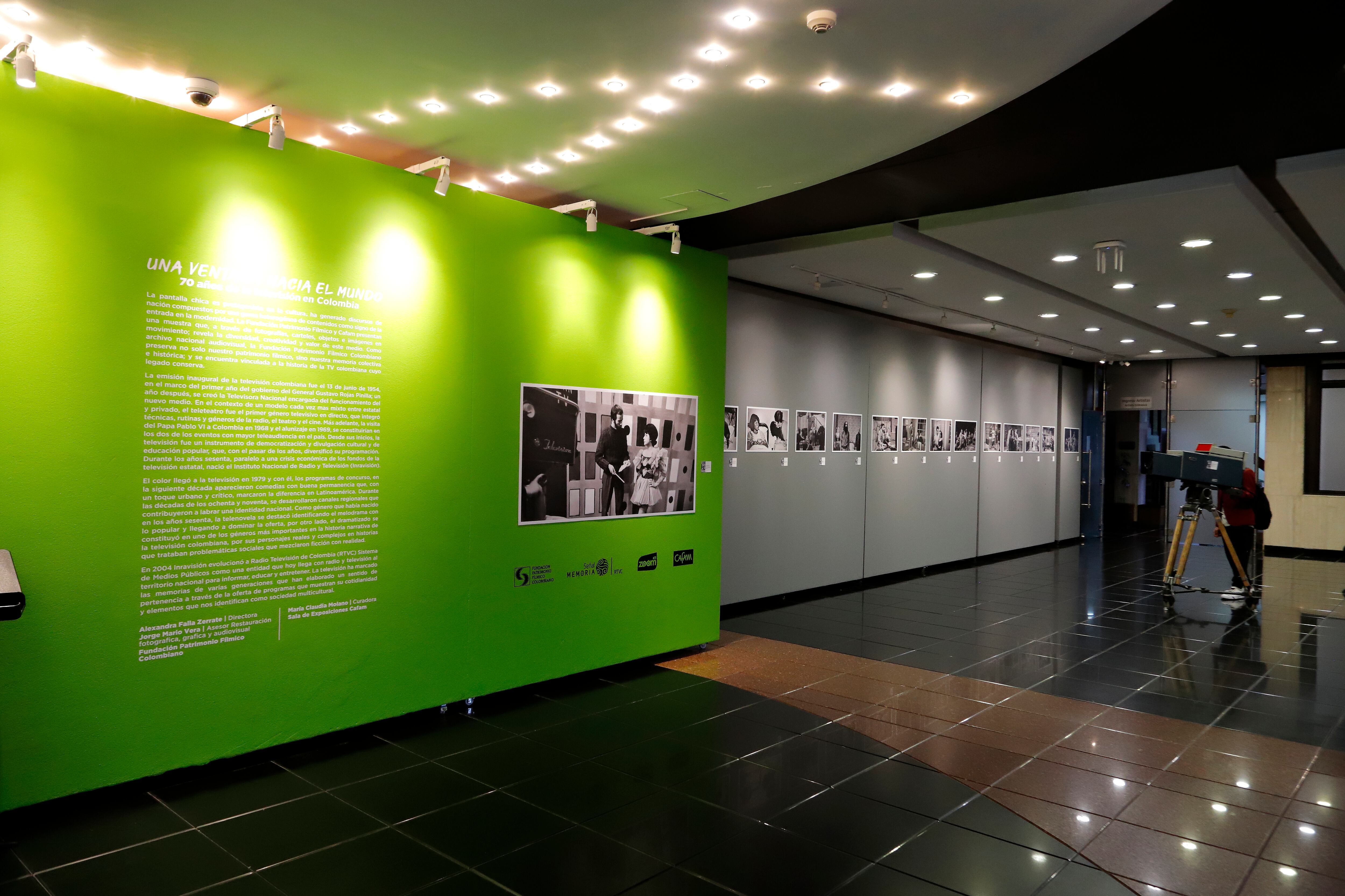 Exposición 70 años de la Tv en Colombia