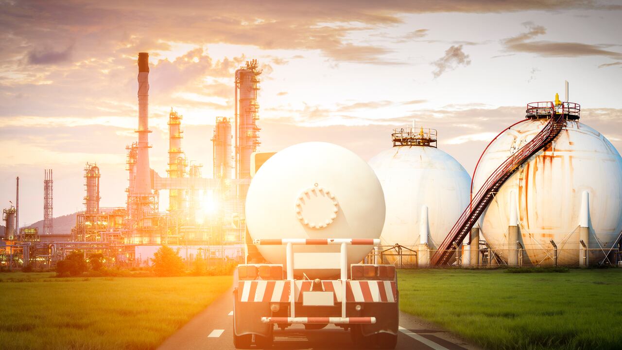 Transporte de petróleo y gas por camión