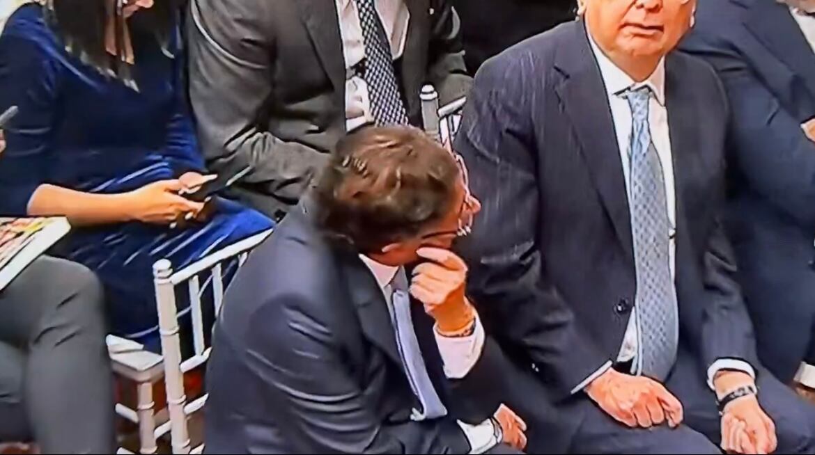 Reacción de Gustavo Petro en el discurso de la representante Lina Garrido