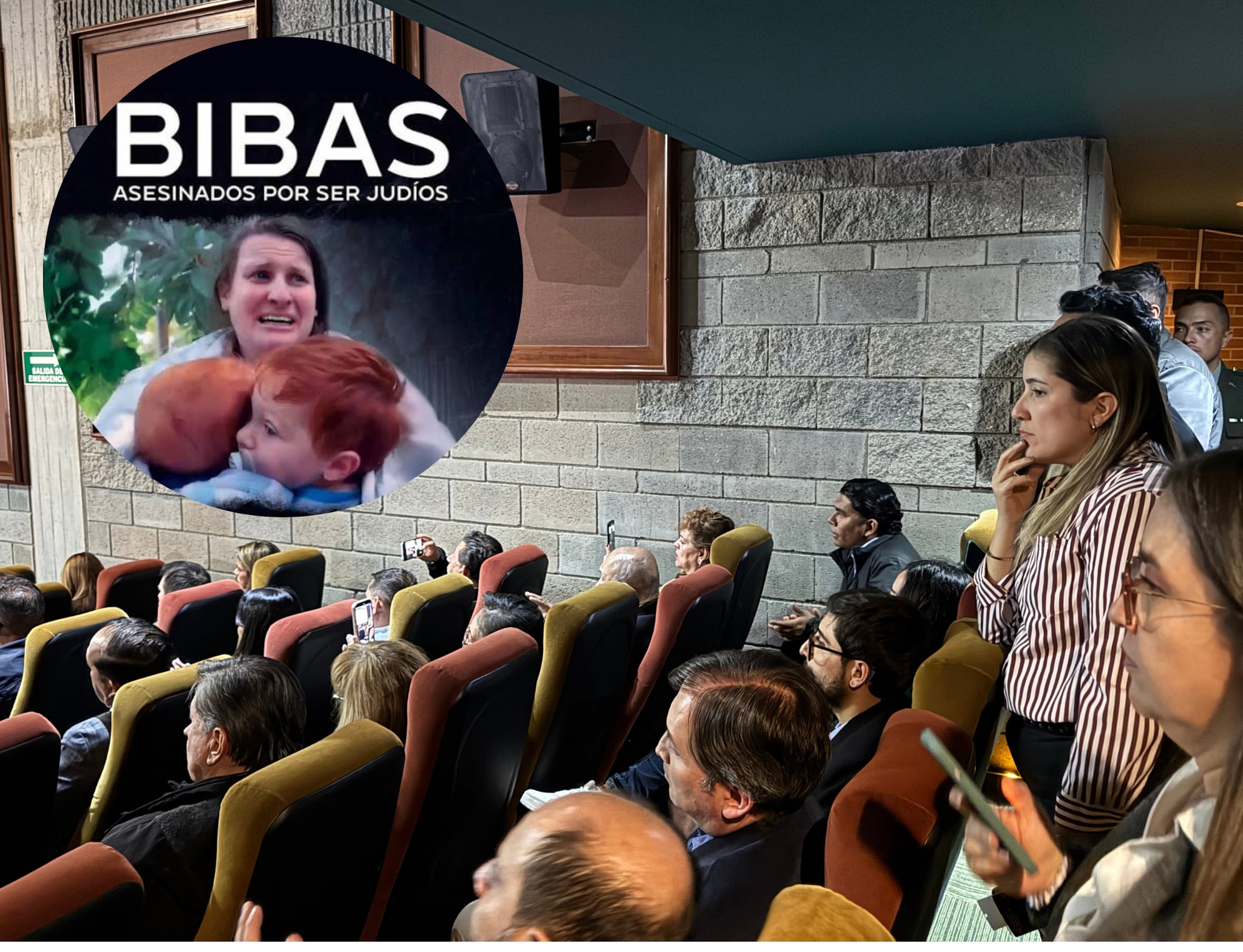 La proyección de "BIBAS: asesinados por ser judíos" en Bogotá