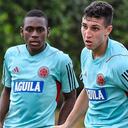 Jugadores de la Selección Colombia Sub-20 durante un entrenamiento.