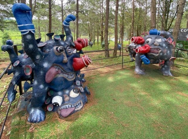 Parque con temática de covid-19 en Vietnam