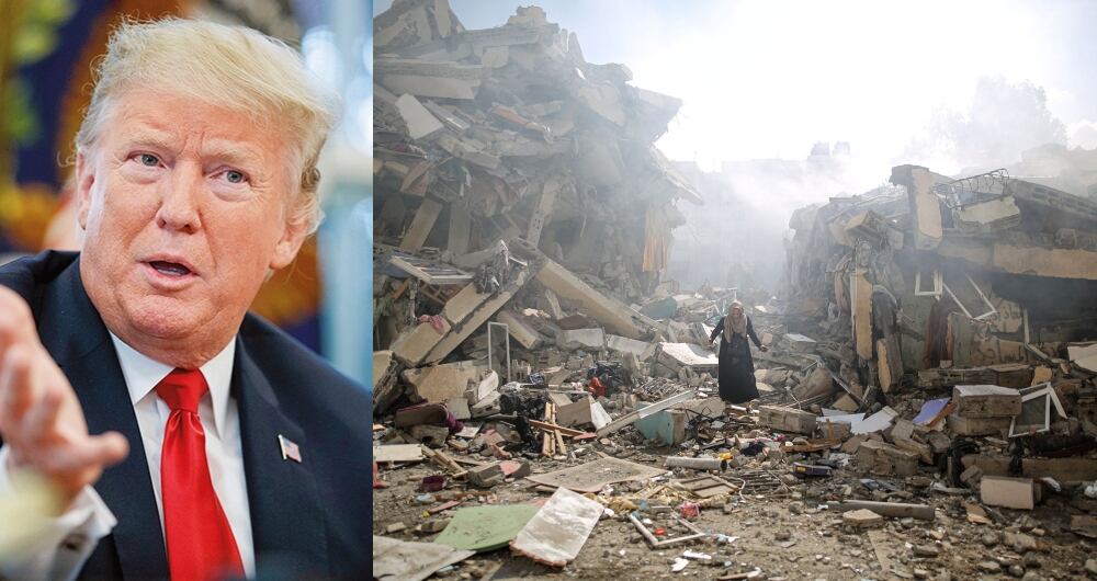 Donald Trump y la guerra en Gaza