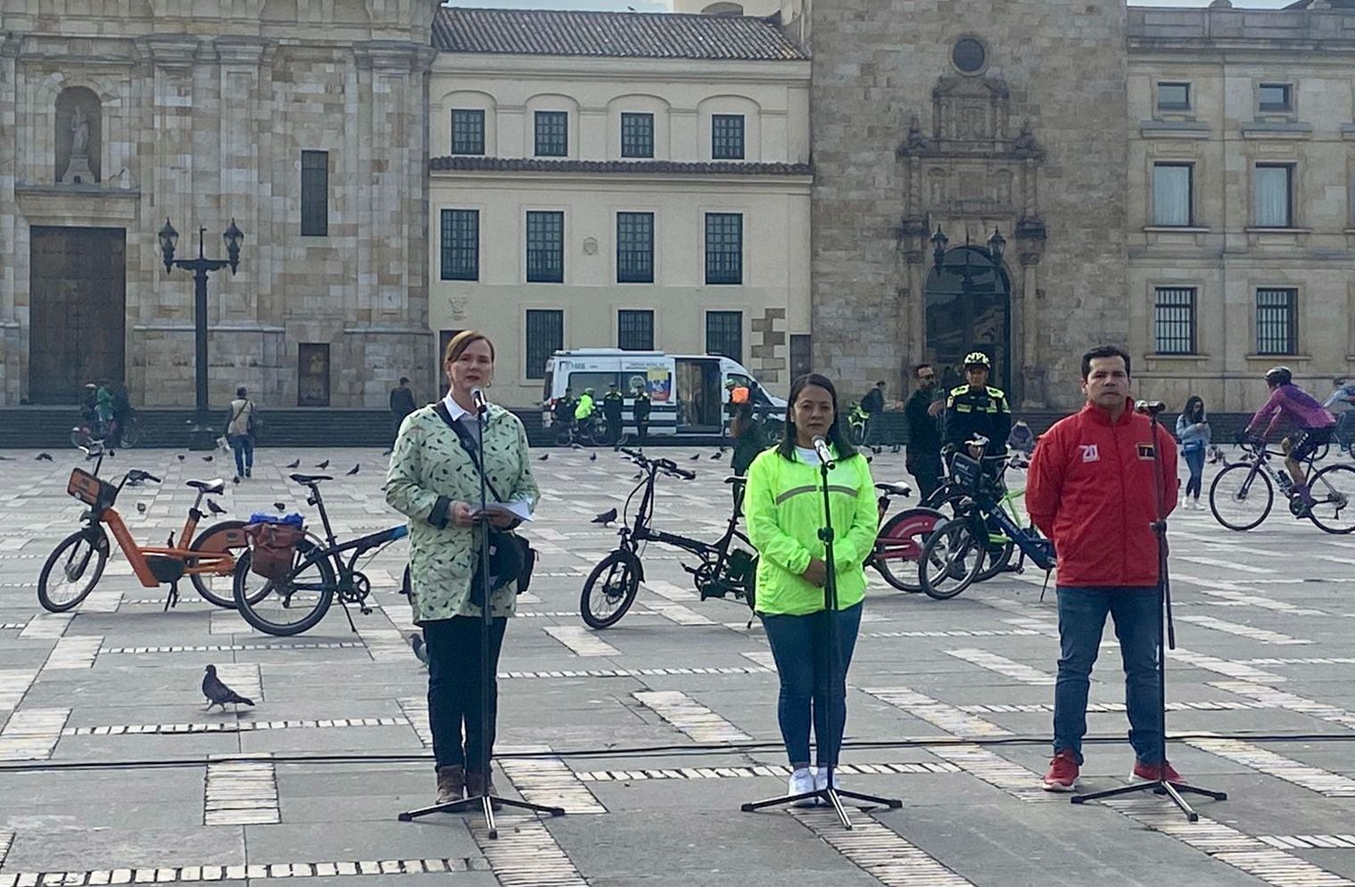 Los funcionarios entregaron un primer balance de cómo va la jornada del Día sin carro en Bogotá.