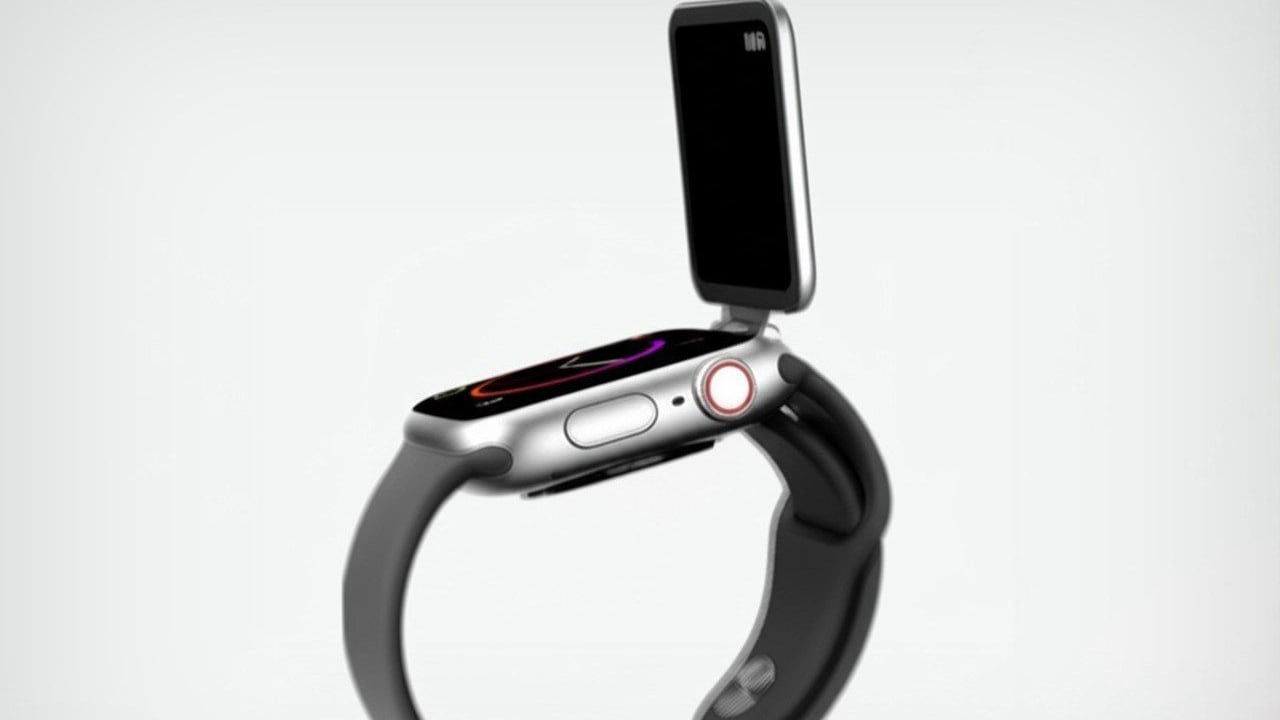 El Apple Watch plegable integraría cámaras duales.