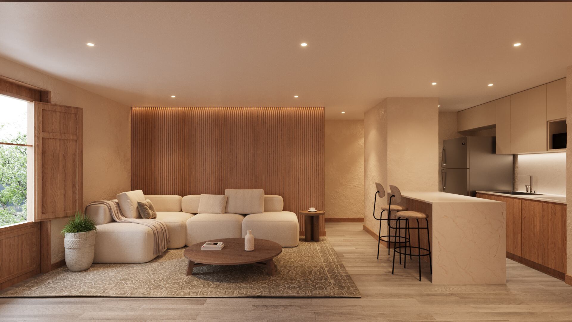 Los apartamentos de Casa Barlú están pensados para maximizar la ocupación y potenciar el turismo de rentas cortas.