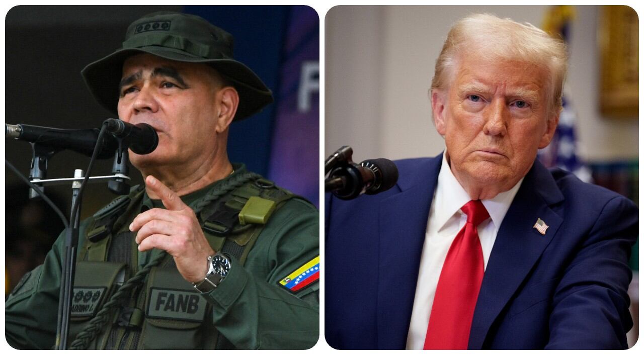 Vladimir Padrino y Donald Trump