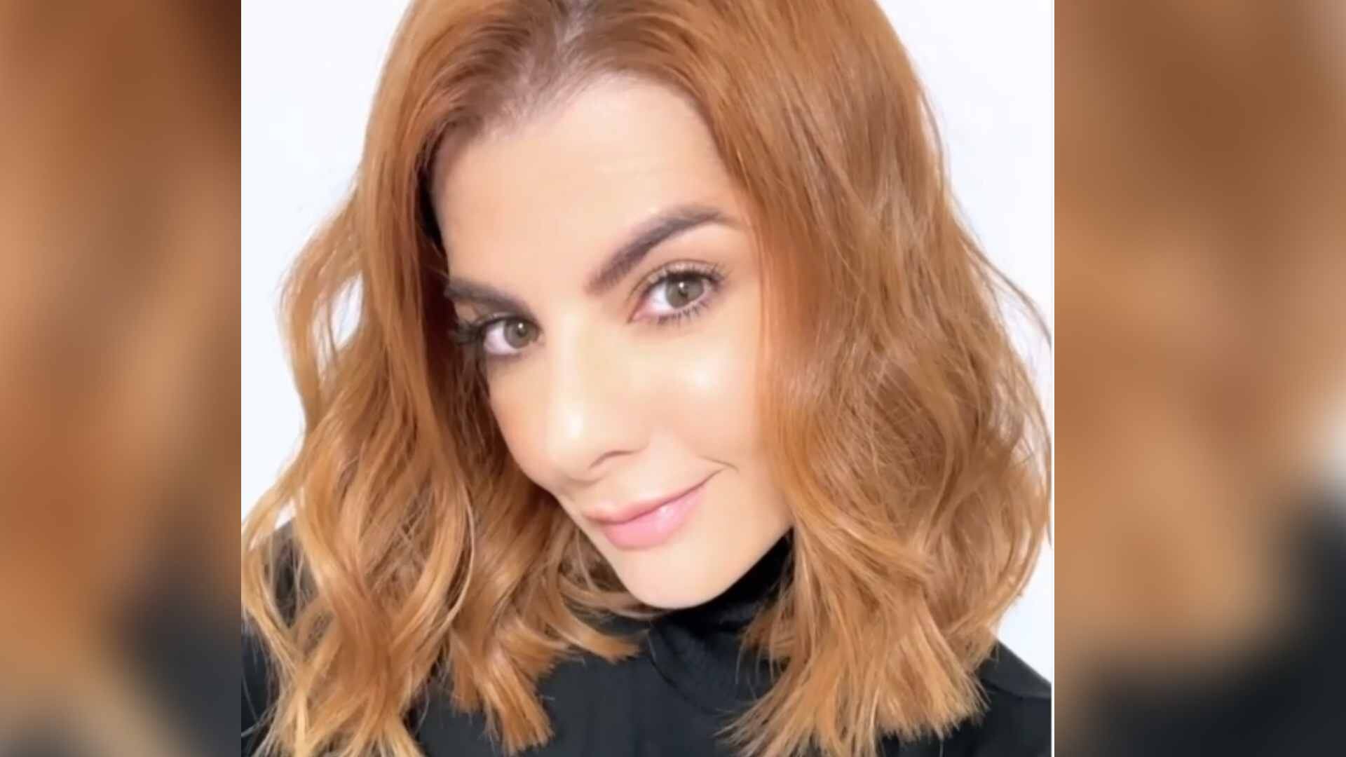 Carolina Cruz dice estar feliz y tranquila.