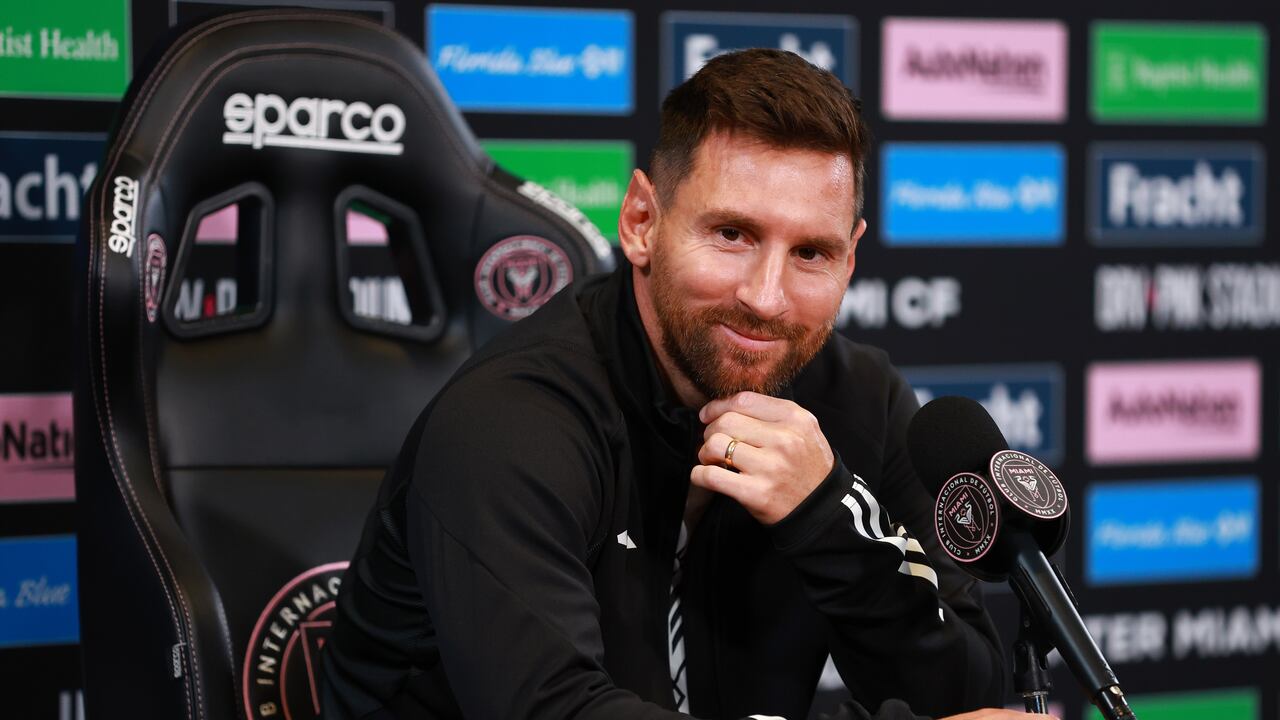 Inter Miami CF Press Conference With Lionel Messi