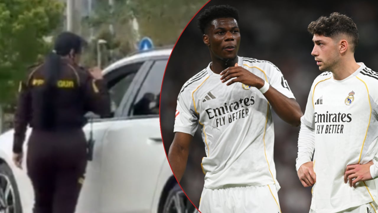 El auto de Federico Valverde entró y salió varias veces de la sede del Real Madrid.