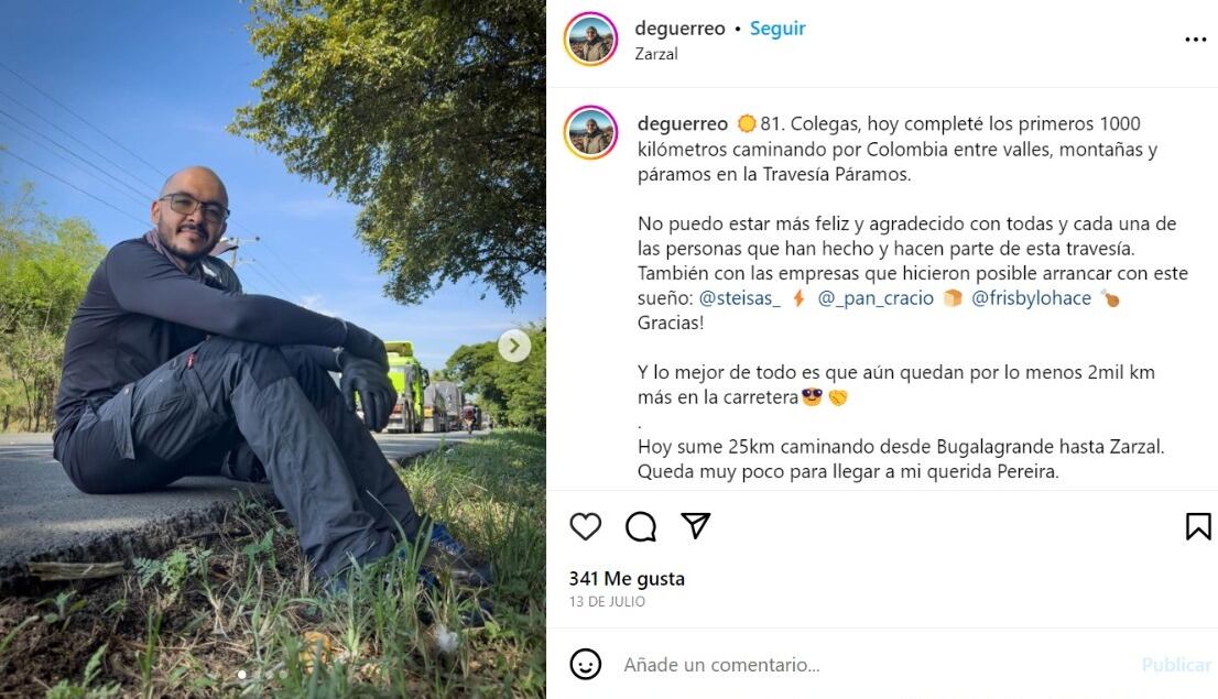 Colombiano escalador