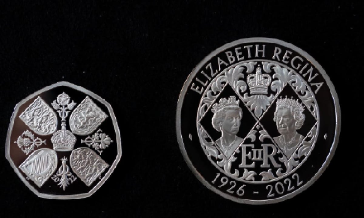 Reino Unido lanzará el próximo lunes la moneda conmemorativa de la muerte de la reina Isabel II