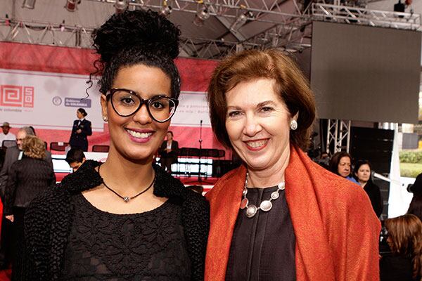 Ariadna Padrón y Linda González.