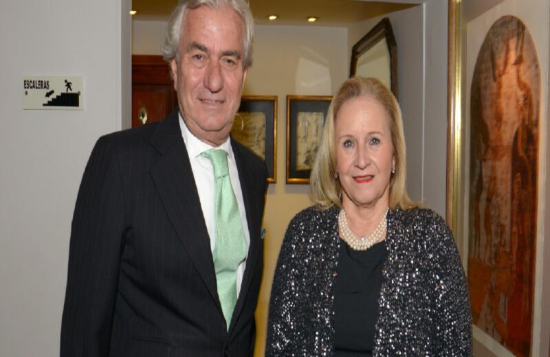 Ramón Gandarias y Patricia de Gandarias.