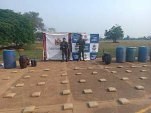 La Armada incautó una tonelada de marihuana en el Vichada.