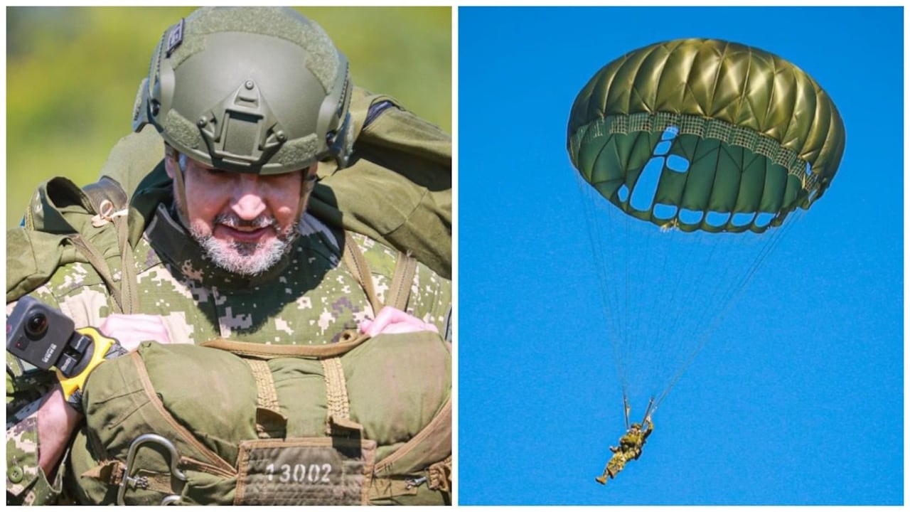 A pesar de lo poco usual que es ver a un presidente lanzarse en paracaídas acompañado de su fuerza aérea, lo cierto es que tanto el presidente Beníte como su ministro del interior tuvieron formación como paracaidistas.