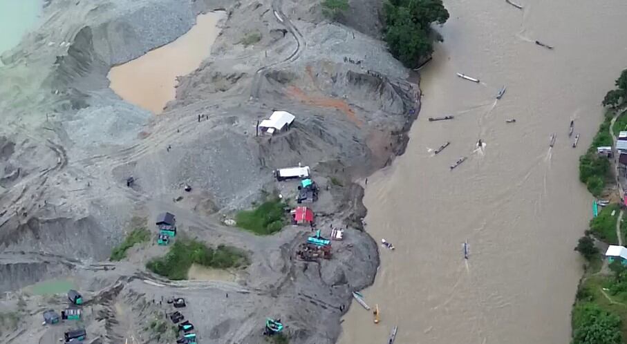 Los uniformados contra la minería ilegal llegaron hasta el fortín de los delincuentes, en zona rural del municipio de López de Micay.