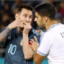 Lionel Messi y Luis Suárez en el amistoso disputado en el 2019.