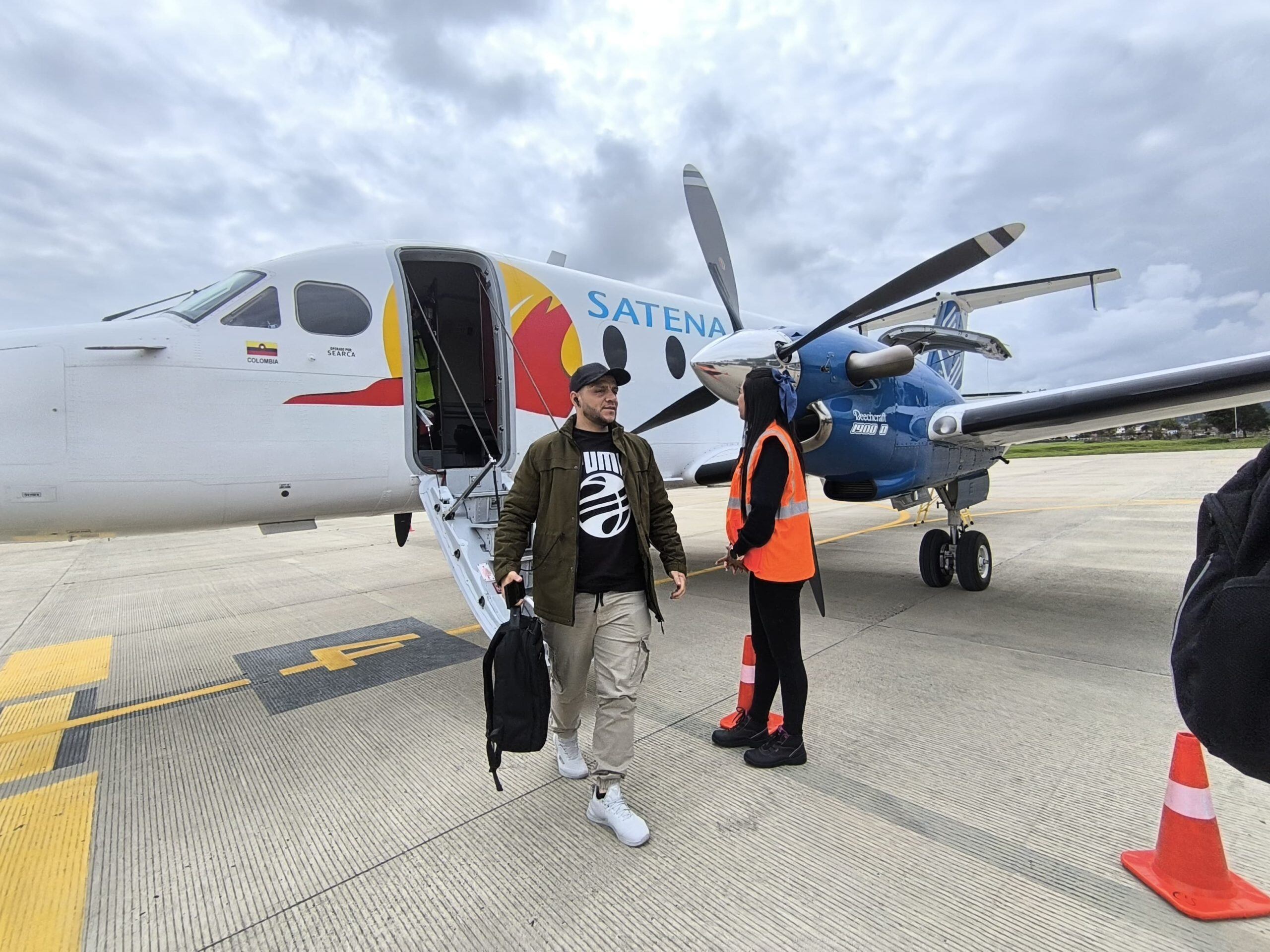 En el primer vuelo Bogotá - Paipa, viajaron 19 personas a bordo.