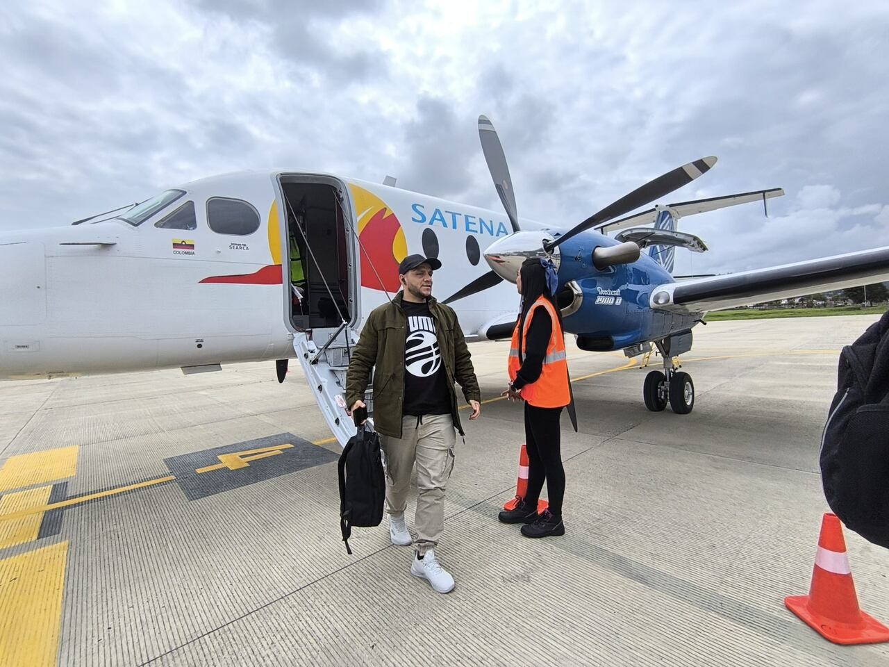 En el primer vuelo Bogotá - Paipa, viajaron 19 personas a bordo.