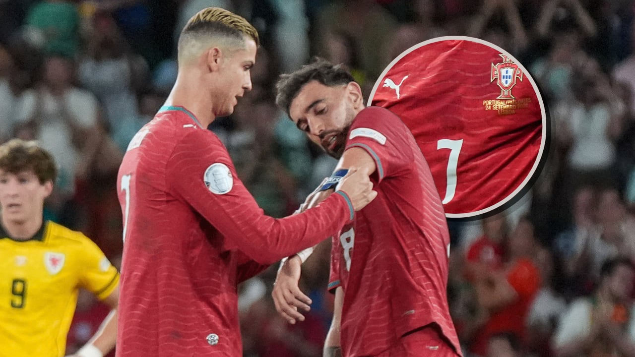 Cristiano Ronaldo no es más el número 7 de Portugal. Su histórico dorsal fue heredado.