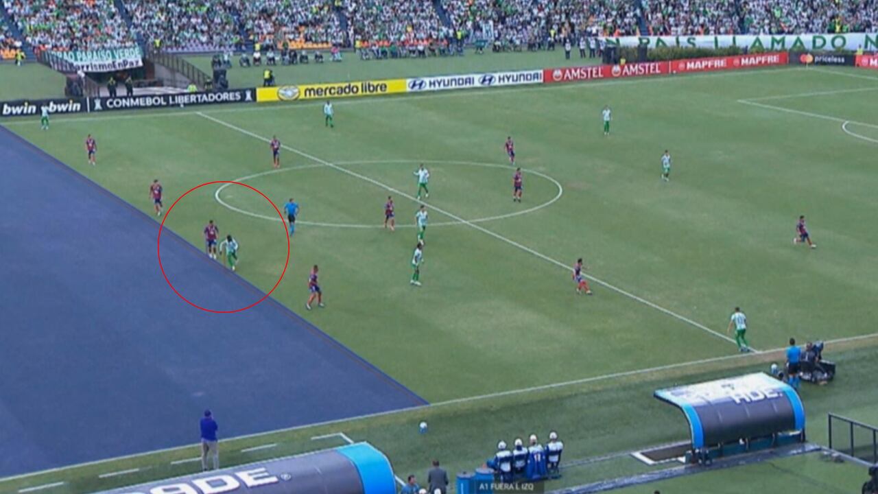 VAR quitó gol a Nacional en Copa Libertadores