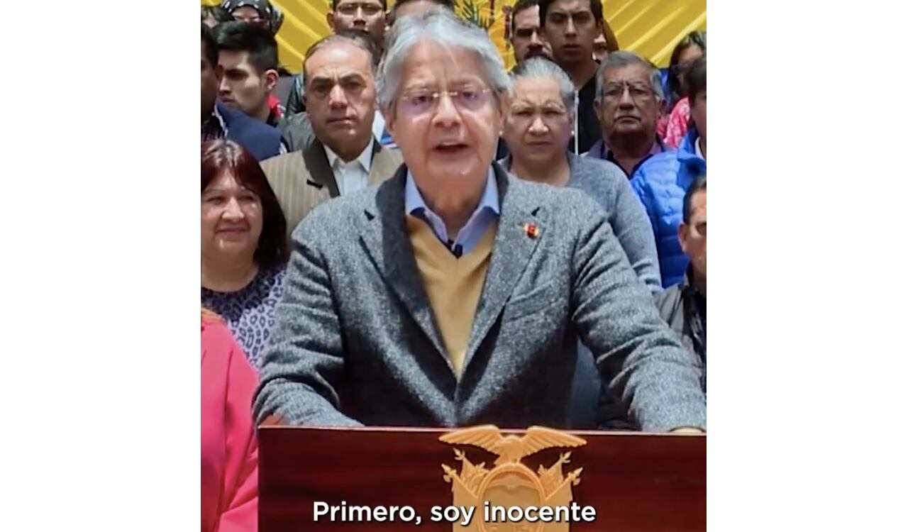 El presidente de Ecuador, al igual que Donald Trump, asegura ser inocente