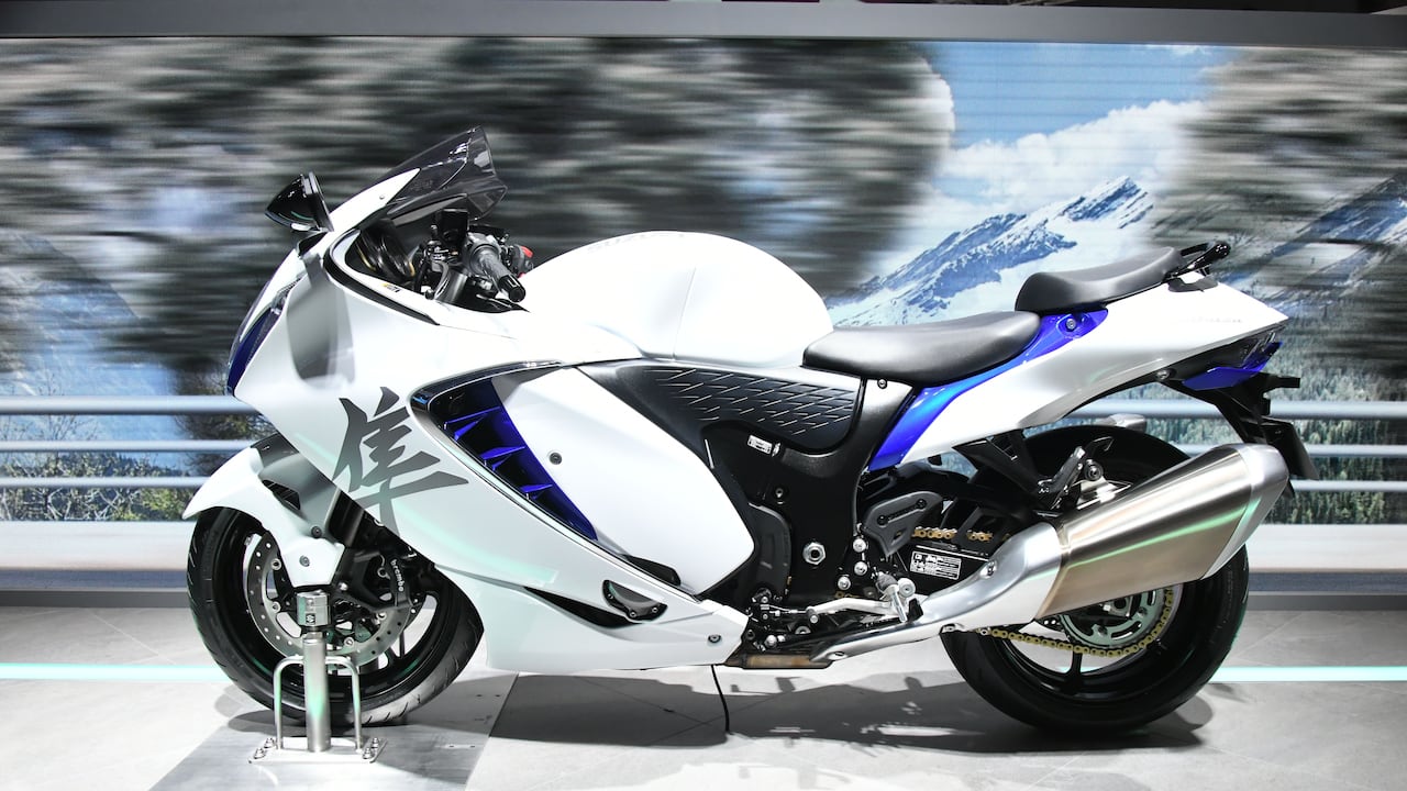 El modelo 2023 confirmó el diseño que pro años ha acompañado a la Suzuki Hayabusa.