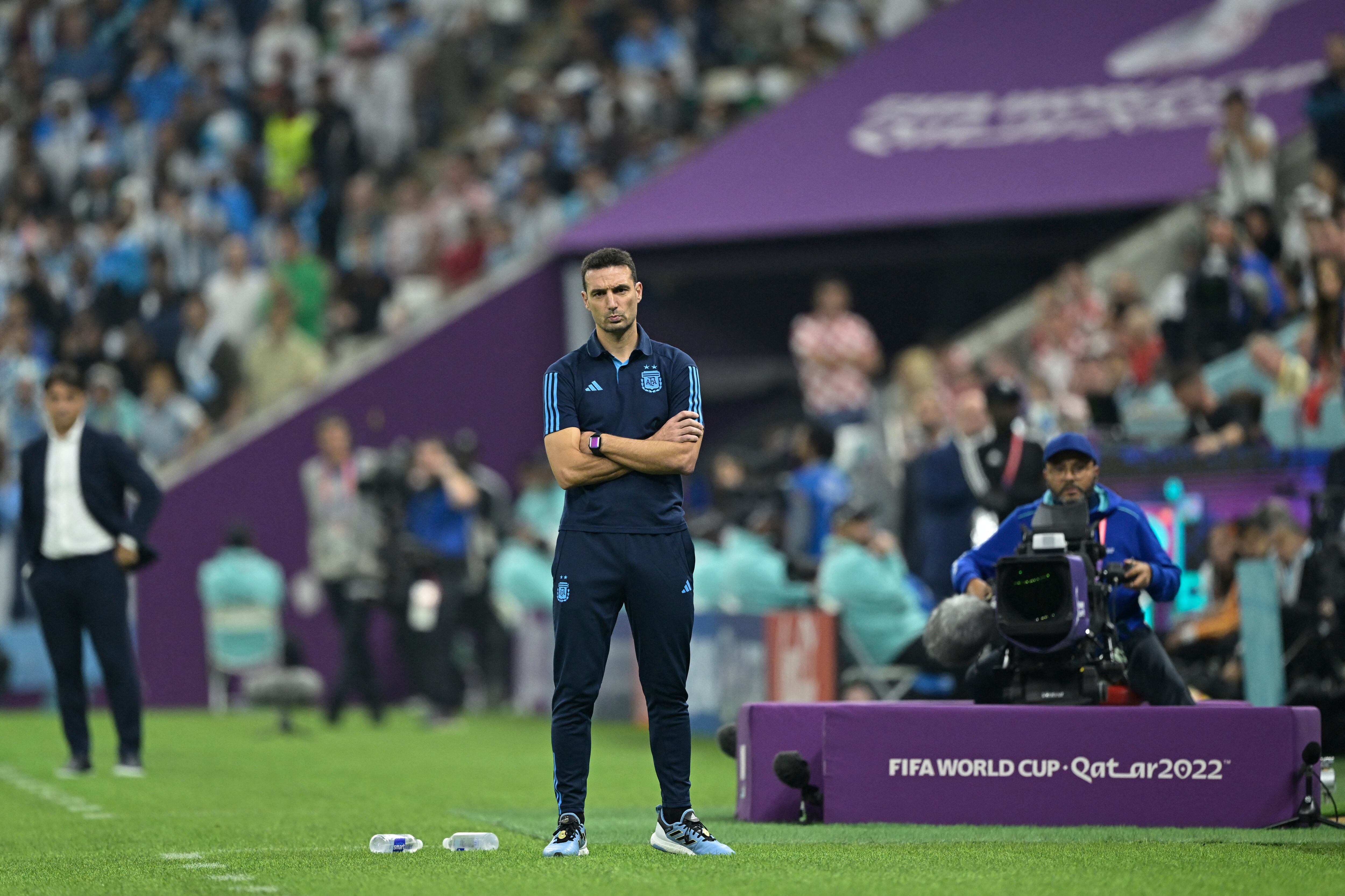 De la mano de Lionel Scaloni Argentina ganó la Copa América de 2021 en Brasil. (Photo by JUAN MABROMATA / AFP)