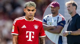 Visita especial al Bayern Múnich de Luis Díaz: Jürgen Klopp dijo presente.