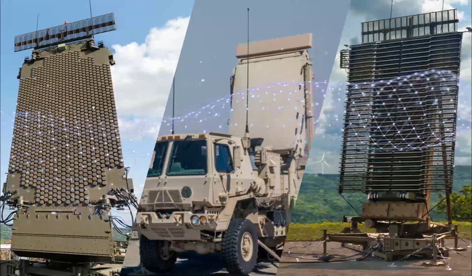 Radar militar compacto desplegado en terreno como parte de pruebas de autonomía e inteligencia artificial