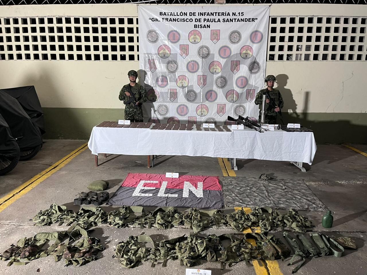 Ejército Nacional incautó un importante cargamento de material de guerra en la subregión del Catatumbo.